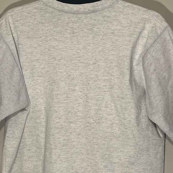 Vintage 90's Hazelwoods Size Large T Shirt Bald Eagle Made In USA Gray (G) - Picture 14 of 15